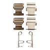 Disc Brake Hardware Kit, Fits Select Fits Multiple Makes/Models, Position: Rear