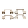 Disc Brake Hardware Kit, Fits Select Fits Multiple Makes/Models, Position: Front & Rear - image 1