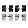 Disc Brake Hardware Kit, Fits Select Fits Multiple Makes/Models, Position: Front - image 1