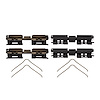 Disc Brake Hardware Kit, Fits Select Fits Multiple Makes/Models, Position: Front