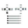 Disc Brake Hardware Kit, 1973-2001 Fits Multiple Makes/Models, Position: Rear - image 1