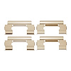 Disc Brake Hardware Kit, 2004-2009 GM, Position: Front & Rear - image 1