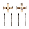 Disc Brake Hardware Kit, Fits Select GM, Position: Front - image 1