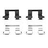 Disc Brake Hardware Kit, 2004-2016 GM, Position: Front - image 1