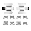Disc Brake Hardware Kit, 1994-2004 Ford/Lincoln/Mercury/Mazda, Position: Front - image 1