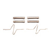 Disc Brake Hardware Kit, 1986-1994 Ford/Lincoln/Mercury/Mazda, Position: Front - image 1