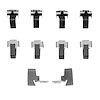 Disc Brake Hardware Kit, Fits Select Fits Multiple Makes/Models, Position: Rear - image 1
