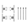 Disc Brake Hardware Kit, 2016-2020 Ford/Lincoln/Mercury/Mazda, Position: Front - image 1