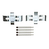 Disc Brake Hardware Kit, 1972-1989 Mercedes-Benz, Position: Front - image 1