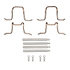 Disc Brake Hardware Kit, 1979-1985 Mercedes-Benz, Position: Front - image 1