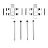 Disc Brake Hardware Kit, 1990-2002 Mercedes-Benz, Position: Front - image 1