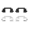 Disc Brake Hardware Kit, 2006-2021 Mercedes-Benz, Position: Front & Rear