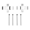 Disc Brake Hardware Kit, 1991-1999 Mercedes-Benz, Position: Front - image 1