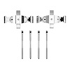 Disc Brake Hardware Kit, 2013-2020 Mercedes-Benz, Position: Front - image 1