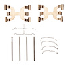 Disc Brake Hardware Kit, Fits Select Mercedes-Benz, Position: Front - image 1