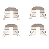 Disc Brake Hardware Kit, 1991-2006 Infiniti/Nissan, Position: Rear - image 1