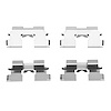 Disc Brake Hardware Kit, 2000-2006 Infiniti/Nissan, Position: Front - image 1
