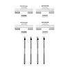 Disc Brake Hardware Kit, 2009-2021 Infiniti/Nissan, Position: Front