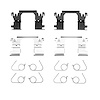 Disc Brake Hardware Kit, Fits Select Infiniti/Nissan, Position: Rear