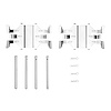 Disc Brake Hardware Kit, Fits Select Infiniti/Nissan, Position: Front - image 1