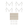Disc Brake Hardware Kit, 1989-2003 Fits Multiple Makes/Models, Position: Rear - image 1