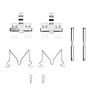 Disc Brake Hardware Kit, 1998-2010 Lexus/Toyota/Scion, Position: Front - image 1