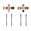 Disc Brake Hardware Kit, 2008-2014 Lexus/Toyota/Scion, Position: Front - image 1