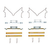 Disc Brake Hardware Kit, 1969-1983 Fits Multiple Makes/Models, Position: Rear