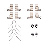 Disc Brake Hardware Kit, 1985-1998 Lexus/Toyota/Scion, Position: Rear - image 1