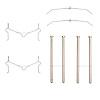 Disc Brake Hardware Kit, 1993-2002 Fits Multiple Makes/Models, Position: Rear - image 1