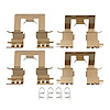 Disc Brake Hardware Kit, 2002-2006 Lexus/Toyota/Scion, Position: Rear - image 1