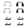 Disc Brake Hardware Kit, 2003-2008 Fits Multiple Makes/Models, Position: Front & Rear - image 1