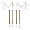 Disc Brake Hardware Kit, Fits Select Fits Multiple Makes/Models, Position: Front - image 1