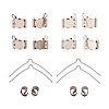 Disc Brake Hardware Kit, Fits Select Lexus/Toyota/Scion, Position: Front & Rear