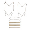 Disc Brake Hardware Kit, 1986-1991 Ford/Lincoln/Mercury/Mazda, Position: Front - image 1