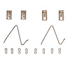 Disc Brake Hardware Kit, 1977-1983 Ford/Lincoln/Mercury/Mazda, Position: Front - image 1