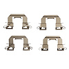 Disc Brake Hardware Kit, Fits Select Ford/Lincoln/Mercury/Mazda, Position: Front & Rear