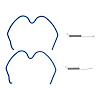 Drum Brake Hardware Kit, 2004-2008 GM, Position: Rear - image 1