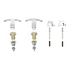 Drum Brake Hardware Kit, 1997-2004 Mitsubishi, Position: Rear - image 1