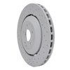 Hi-Carbon Alloy Geomet-Coated Drilled & Slotted Rotor, 2006-2011 Mercedes-Benz, Position: Front - image 2