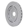 Hi-Carbon Alloy Geomet-Coated Drilled & Slotted Rotor, 2006-2011 Mercedes-Benz, Position: Front - image 4