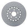 Hi-Carbon Alloy Geomet-Coated Drilled & Slotted Rotor, Fits Select Mercedes-Benz, Position: Front - image 1