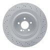 Hi-Carbon Alloy Geomet-Coated Drilled & Slotted Rotor, 2010-2018 Mercedes-Benz, Position: Rear - image 3