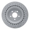 Hi-Carbon Alloy Geomet-Coated Drilled & Slotted Rotor, 2012-2020 Mercedes-Benz, Position: Rear - image 3