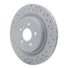 Hi-Carbon Alloy Geomet-Coated Drilled & Slotted Rotor, 2012-2020 Mercedes-Benz, Position: Rear - image 4
