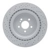 Hi-Carbon Alloy Geomet-Coated Drilled & Slotted Rotor, 2013-2021 Mercedes-Benz, Position: Rear - image 3