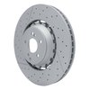 Hi-Carbon Alloy Geomet-Coated Drilled & Slotted Rotor, Fits Select Mercedes-Benz, Position: Front - image 2