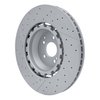 Hi-Carbon Alloy Geomet-Coated Drilled & Slotted Rotor, Fits Select Mercedes-Benz, Position: Front - image 4