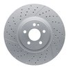 Hi-Carbon Alloy Geomet-Coated Drilled & Slotted Rotor, 2014-2019 Mercedes-Benz, Position: Front - image 3