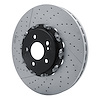 Hi-Carbon Alloy Geomet-Coated Drilled & Slotted Rotor, 2007-2016 Mercedes-Benz, Position: Front - image 1
